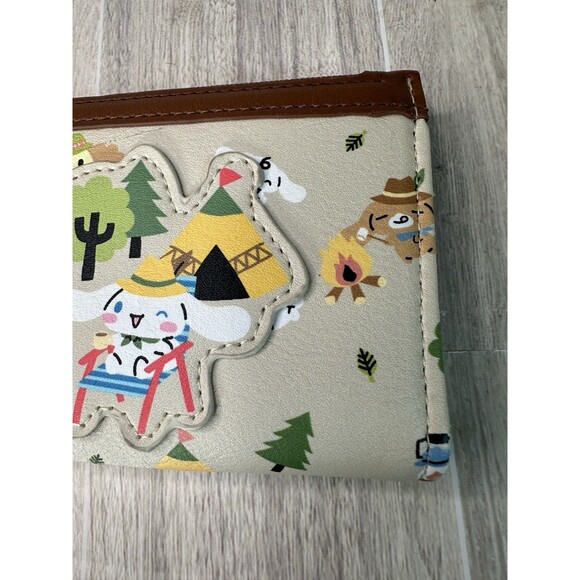 Sanrio Cinnamoroll Wallet Camping Allover Print  BoxLunch Exclusive Cards & Coin - Picture 2 of 16